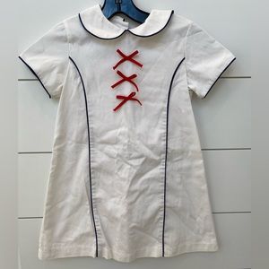 Bella Bliss White Peter Pan Collar Shift Dress